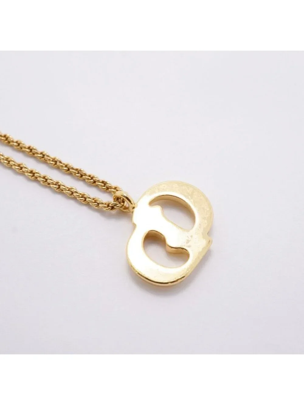 Dior Necklace CD Logo Gold Plated